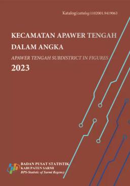 Apawer Tengah Subdistrict In Figures 2023