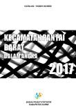 Kecamatan Pantai Barat Dalam Angka 2017